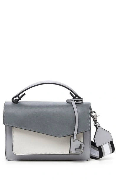 Botkier Cobble Hill Colourblock Leather Crossbody Bag In Grey