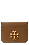 Tory Burch Eleanor Card Case In Moose