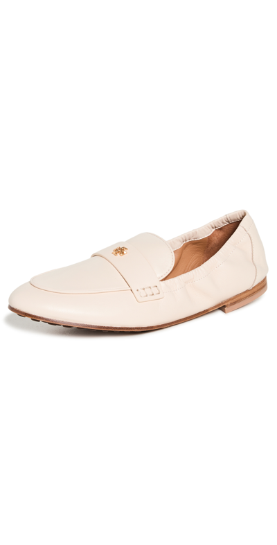 Tory Burch Ballet Loafers In New Cream
