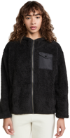 Ugg Kadence Sherpa Zip Jacket In Black