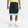 Nike Dri-fit Icon Men's Basketball Shorts In Black,baltic Blue,baltic Blue