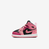 Jordan Babies' 1 Mid Infant/toddler Shoes In Coral Chalk,rush Pink,black,pinksicle