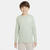 Nike Sportswear Big Kids' Long-sleeve T-shirt In Seafoam