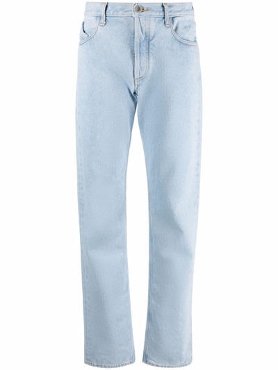 Attico Straight-leg Boyfriend Jeans In Blue