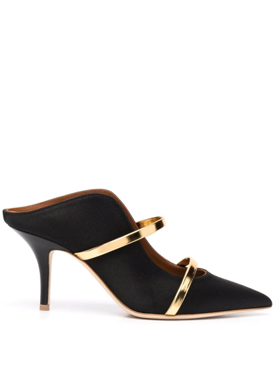 Malone Souliers Maureen 70 Leather Mules In Black  