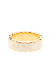 MARC JACOBS THE MEDALLION SCALLOPED RING
