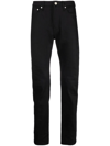 Ps By Paul Smith Dark-wash Slim-fit Jeans In Black