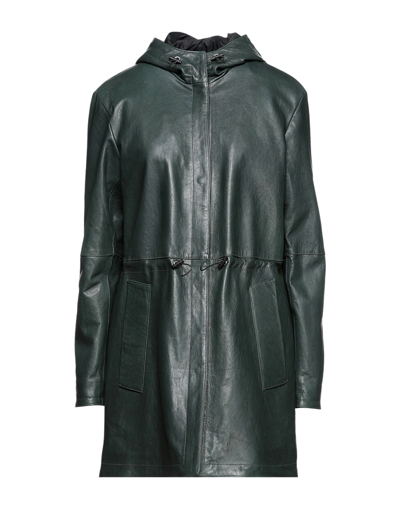 Masterpelle Coats In Dark Green