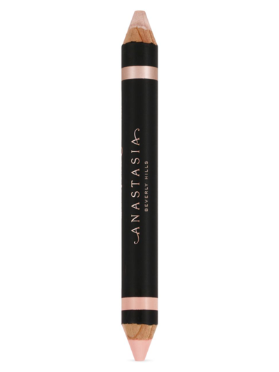 Anastasia Beverly Hills Highlighting Duo Pencil Matte Camille / Sand Shimmer 0.18 oz/ 5 G In N,a
