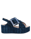 Tosca Blu Sandals In Dark Blue