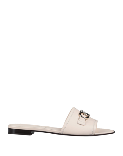 Ferragamo Sandals In Ivory