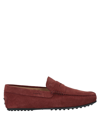 Tod's Loafers In Red