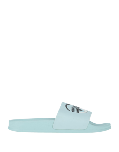 Chiara Ferragni Sandals In Sky Blue