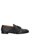 Doucal's Man Loafers Black Size 13 Soft Leather