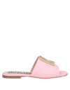 Moschino Sandals In Pink