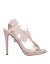 Ermanno Scervino Toe Strap Sandals In Pink