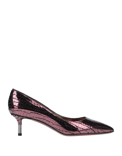 A.testoni Pumps In Purple