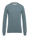 Zanone Sweaters In Blue