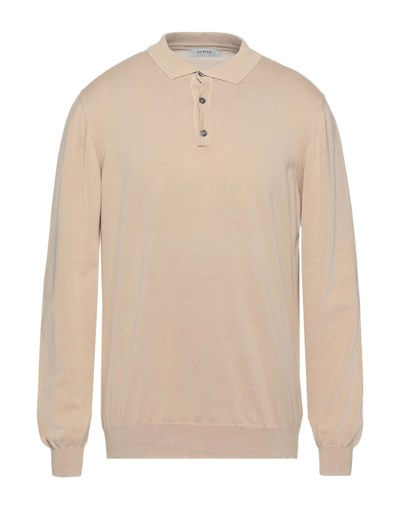 Alpha Studio Sweaters In Beige | ModeSens