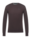 Fred Perry Sweaters In Cocoa