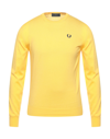 Fred Perry Sweaters In Yellow