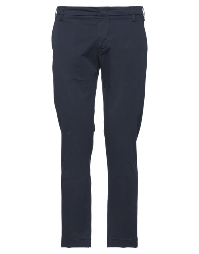 Entre Amis Man Pants Midnight Blue Size 30 Cotton, Elastane In Blue