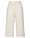 Ottod'ame Cropped Pants In Ivory