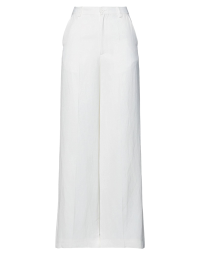 P.a.r.o.s.h P. A.r. O.s. H. Woman Pants Ivory Size Xs Viscose, Linen In White