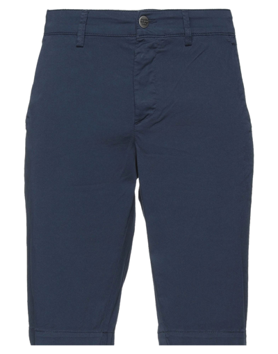 Reign Man Shorts & Bermuda Shorts Midnight Blue Size 32 Cotton, Elastane
