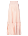 Aniye By Tiered Cotton Maxi Skirt With Gathered Waist In Pink