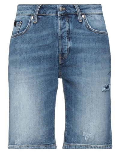 John Richmond Denim Shorts In Blue