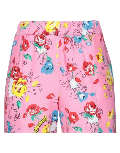 Love Moschino Woman Shorts & Bermuda Shorts Pink Size 4 Viscose