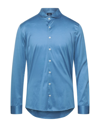 Barba Napoli Shirts In Slate Blue