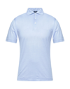 Barba Napoli Polo Shirts In Sky Blue