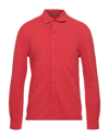 Kangra Cashmere Shirts In Red