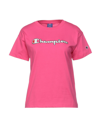Champion T-shirts In Pink