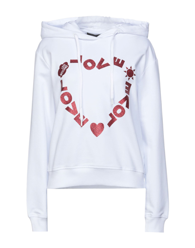 Love Moschino Sweatshirts In White
