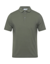 ALPHA STUDIO ALPHA STUDIO MAN POLO SHIRT MILITARY GREEN SIZE 42 COTTON, ELASTANE,12677816NC 4