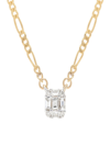 STONE AND STRAND WOMEN'S SHIELD OF STRENGTH 10K YELLOW GOLD & DIAMOND PENDANT NECKLACE,400015059312
