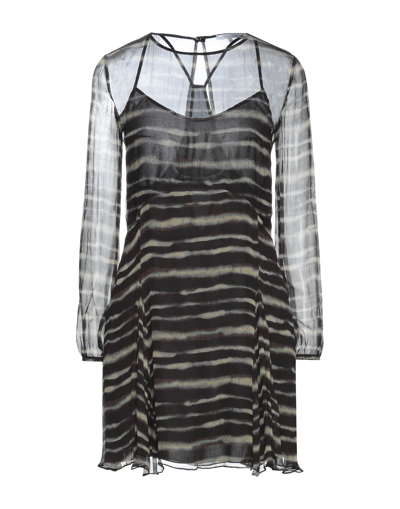 Patrizia Pepe Short Dresses In Black