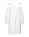 Boutique Moschino Short Dresses In White