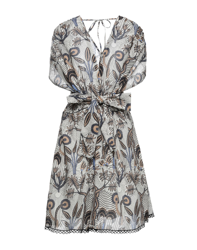 Ottod'ame Short Dresses In Grey