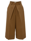 JW ANDERSON CROPPED WIDE-LEG PANTS,400015572307