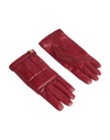 Dunhill Gloves In Maroon