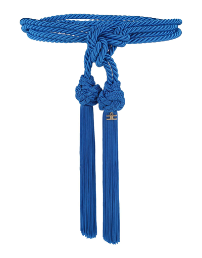 Elisabetta Franchi Belts In Bright Blue