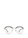 Saint Laurent Silver & Black Sl 124 Glasses In Gold & Havana