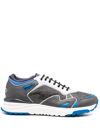 Ferragamo Gancini Rainbow Sneaker In Grau