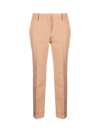 Golden Goose Pink Daria Regular Trousers In Tan