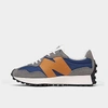 New Balance Women's Intelligent Choice 327 Low Top Sneakers In Castlerock/night Tide
