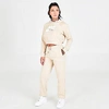 Nike Women's Sportswear Essential Lightweight Fleece Jogger Pants In Rattan/rattan/white